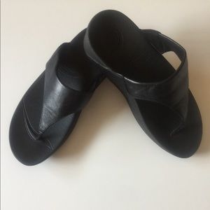 Fitflop with Black Leather uppers in Size 8